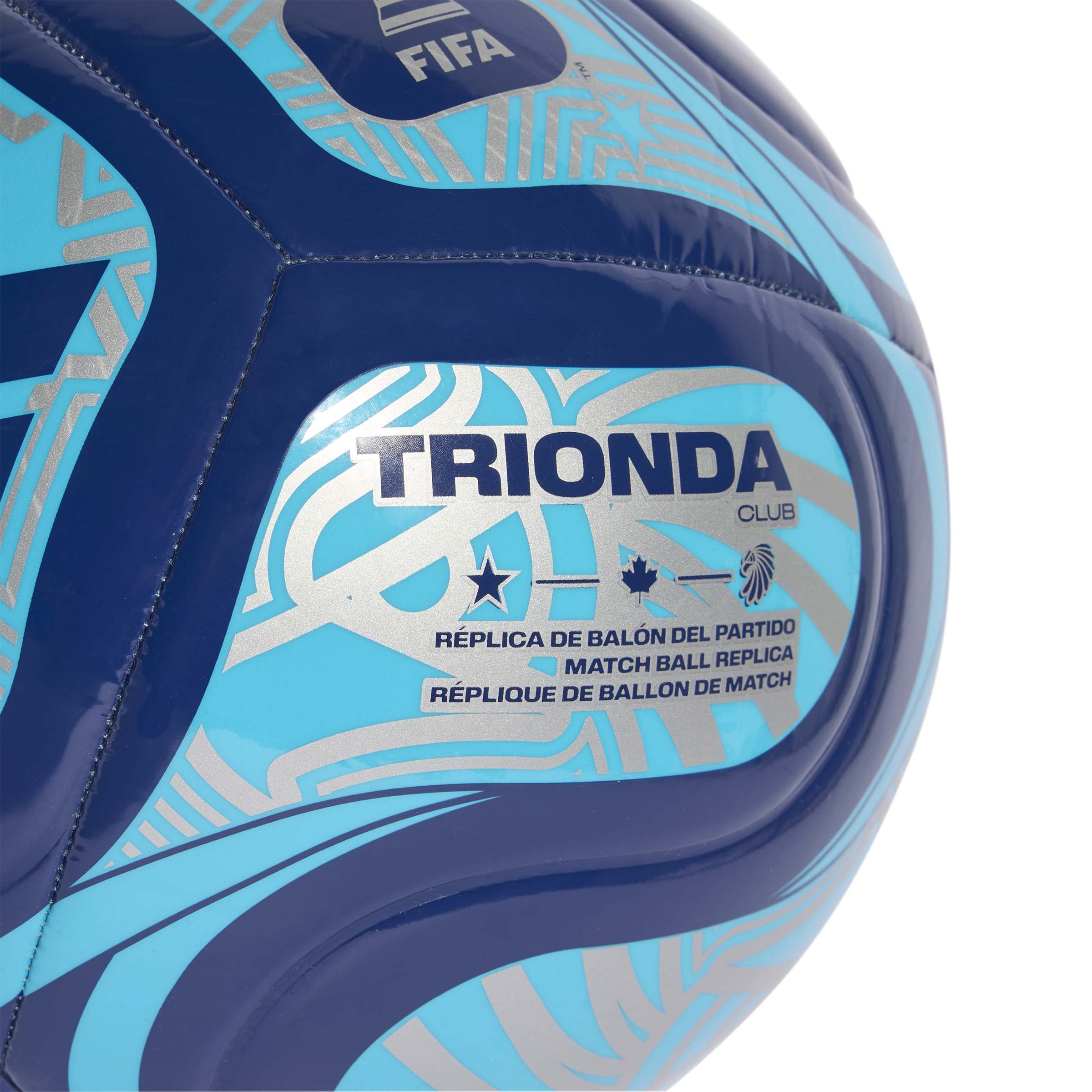 Adidas bal Trionda World Cup blauw