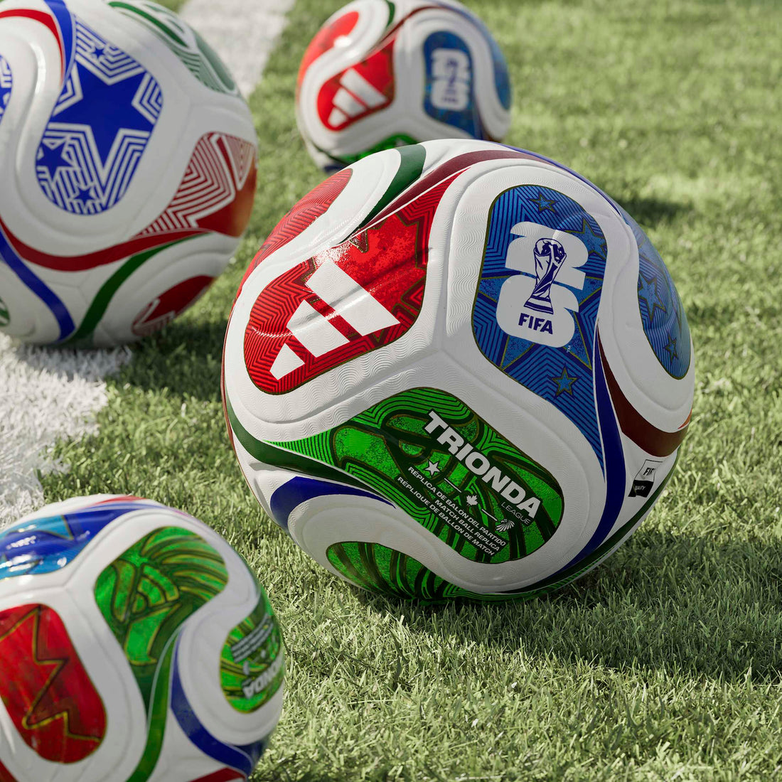 Adidas bal Trionda World Cup wit