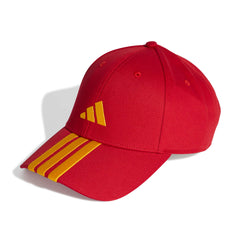 Adidas pet NL 3 strepen rood/geel