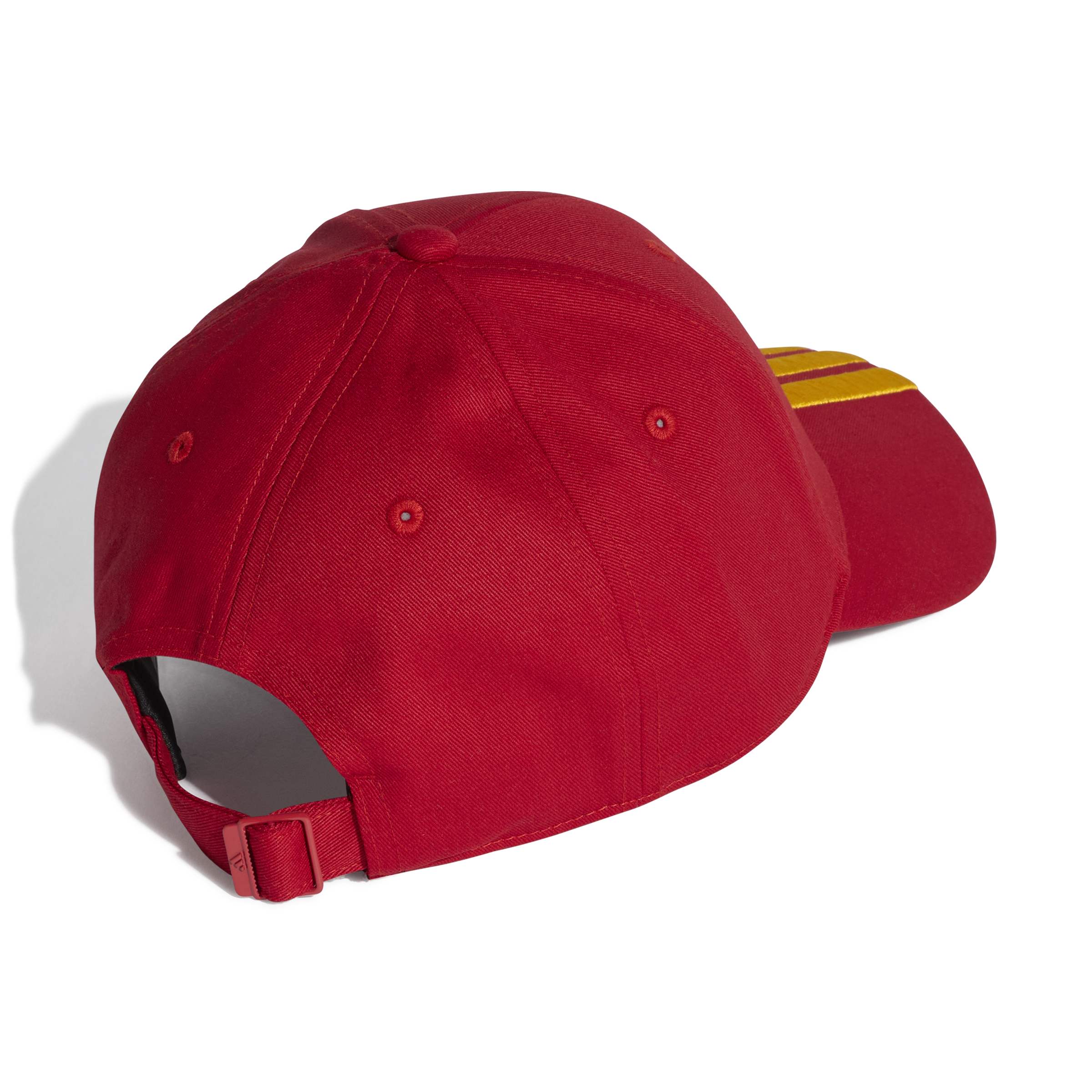 Adidas pet NL 3 strepen rood/geel