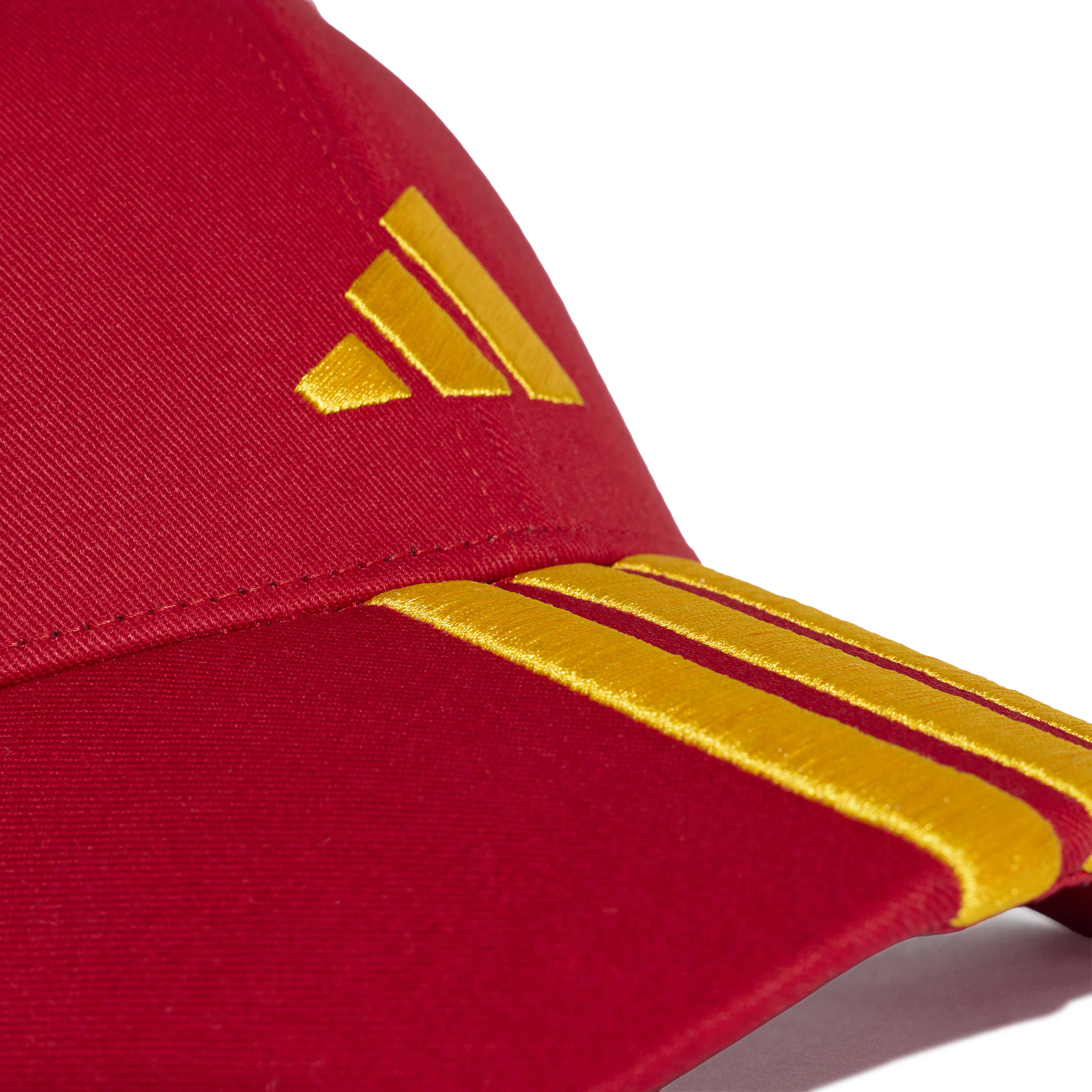 Adidas pet NL 3 strepen rood/geel