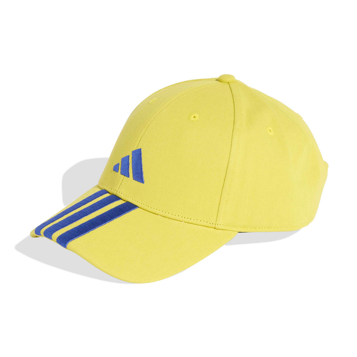 Adidas pet NL 3 strepen geel/blauw