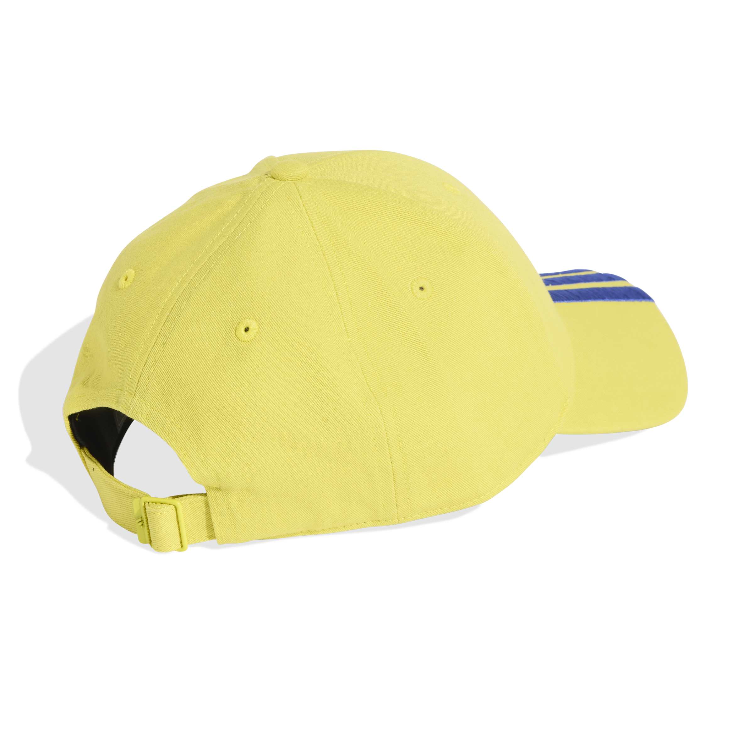 Adidas pet NL 3 strepen geel/blauw