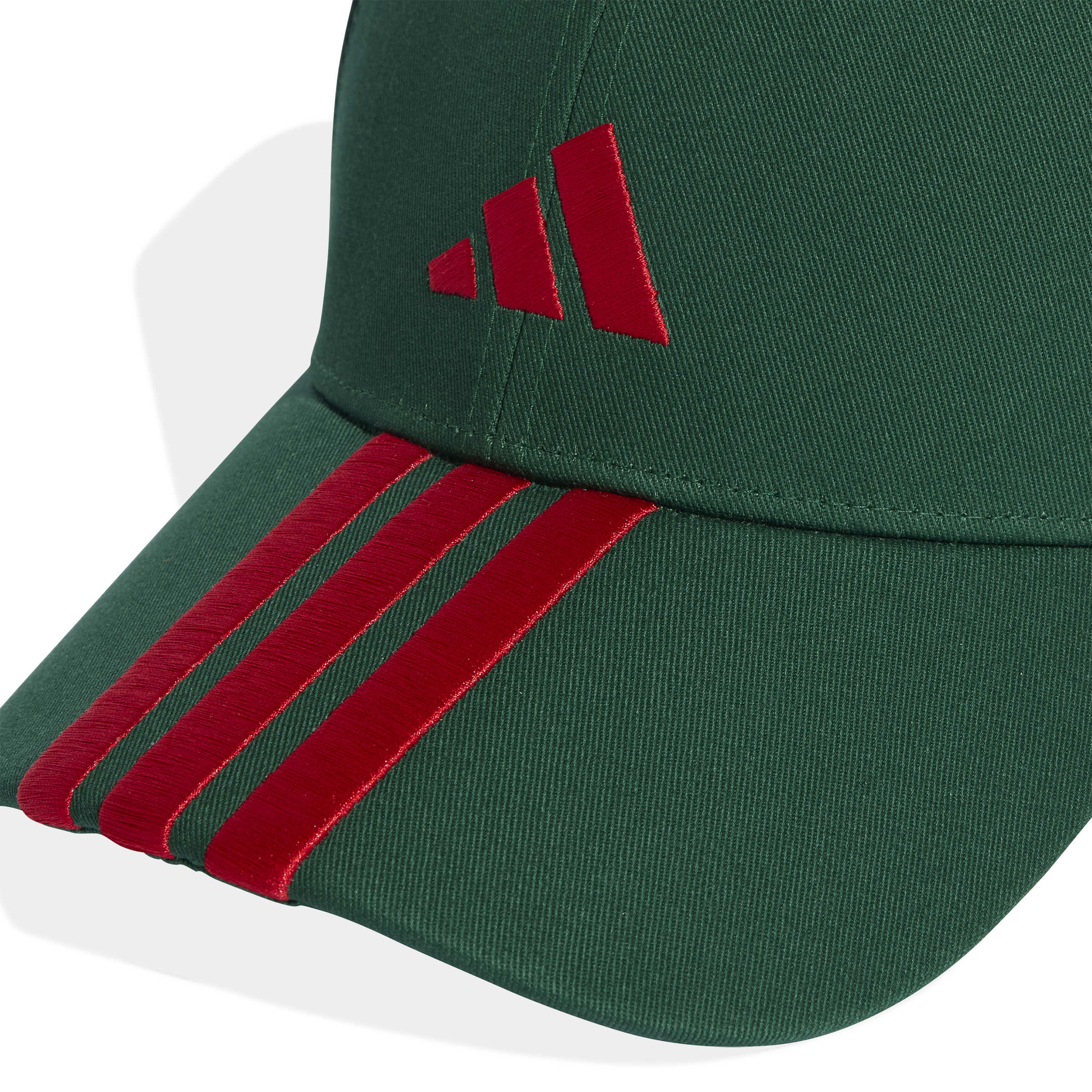 Adidas pet NL 3 strepen groen/rood