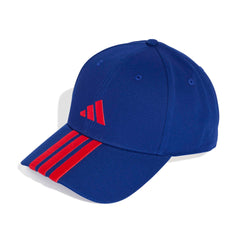 Adidas pet NL 3 strepen blauw/rood