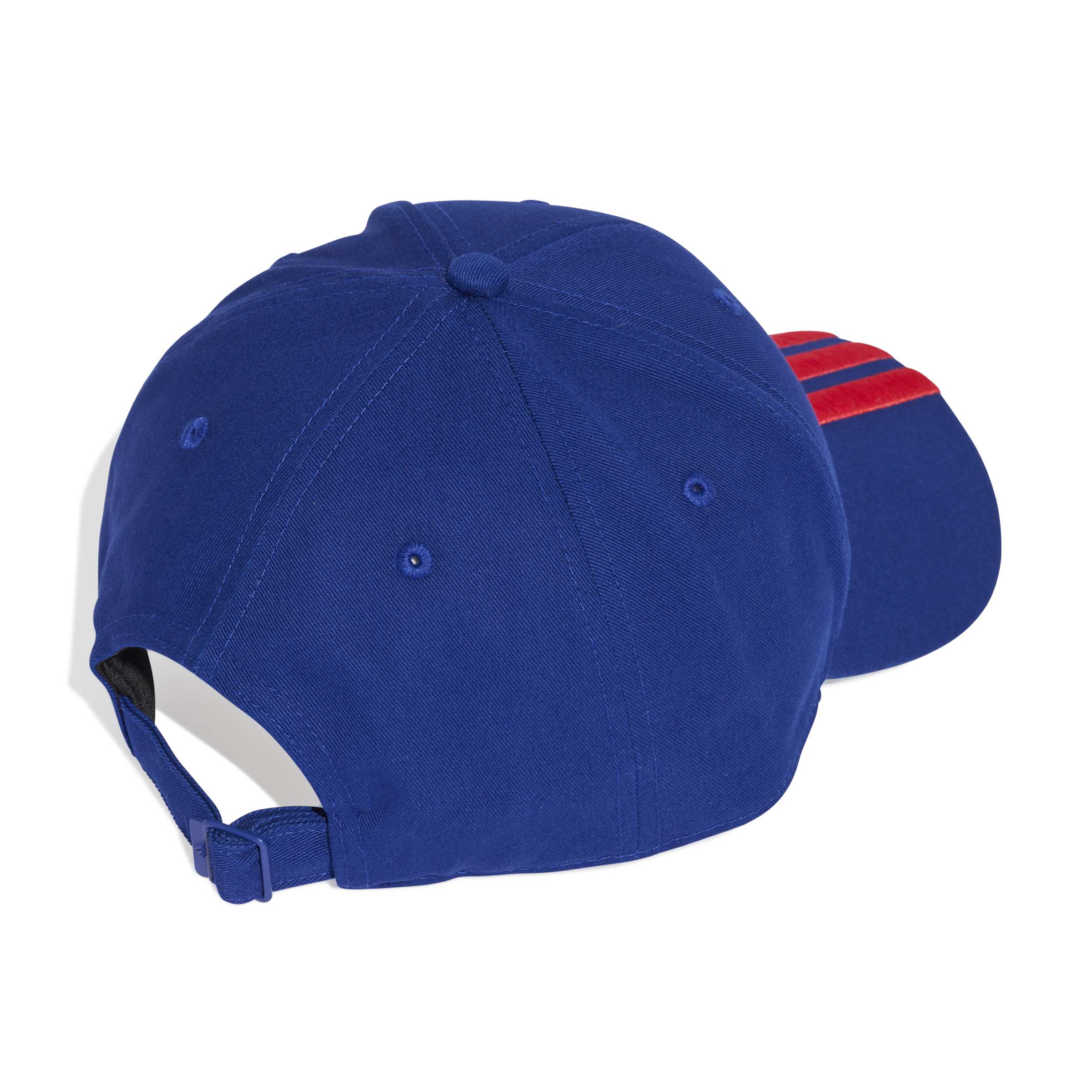 Adidas pet NL 3 strepen blauw/rood