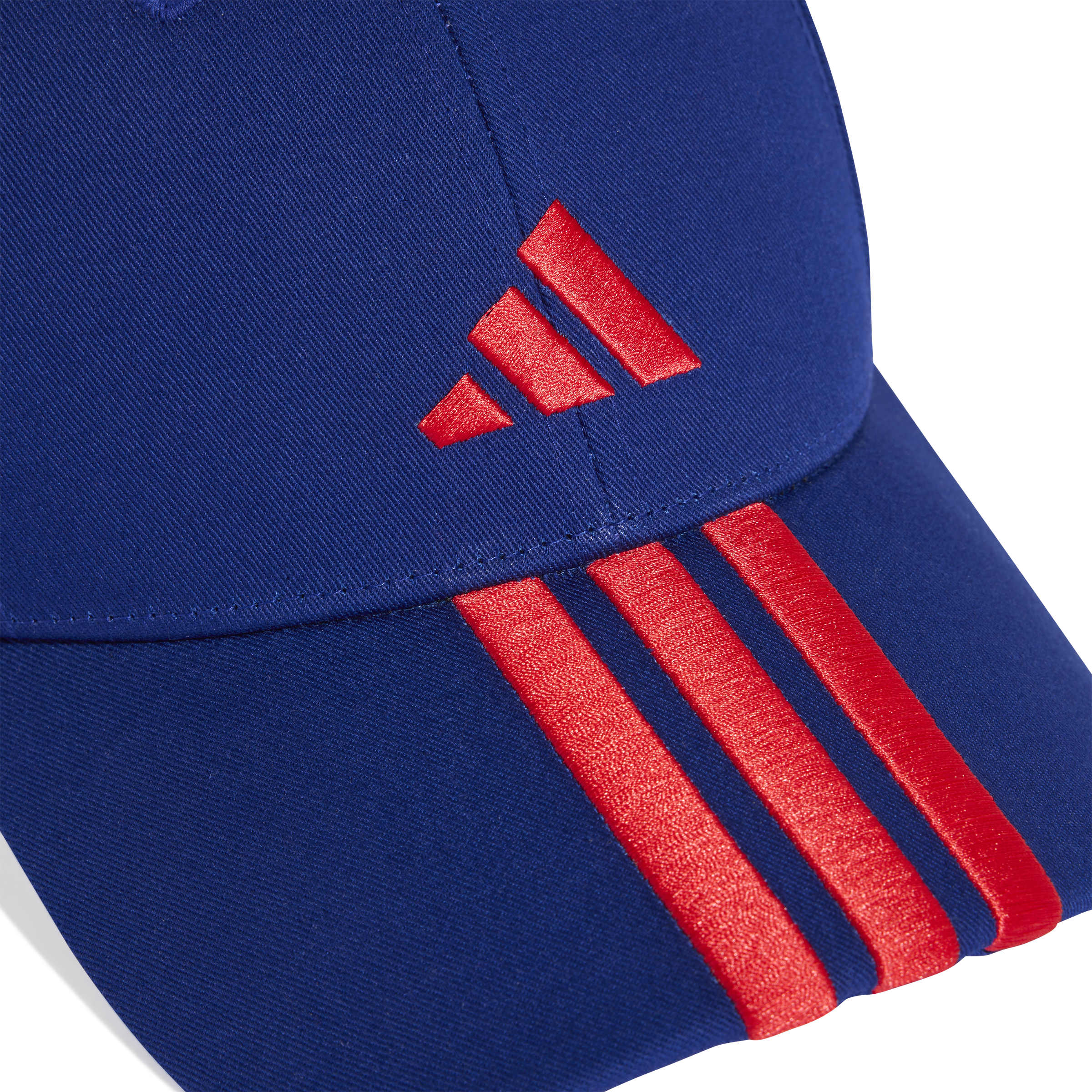 Adidas pet NL 3 strepen blauw/rood