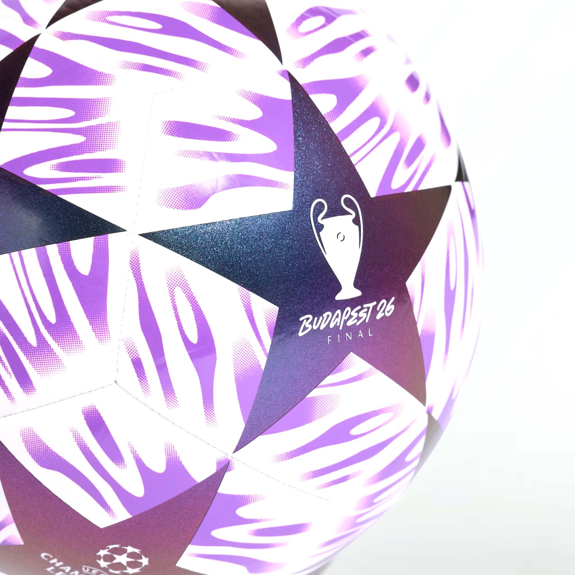 Adidas bal Champions League ZE wit/purple