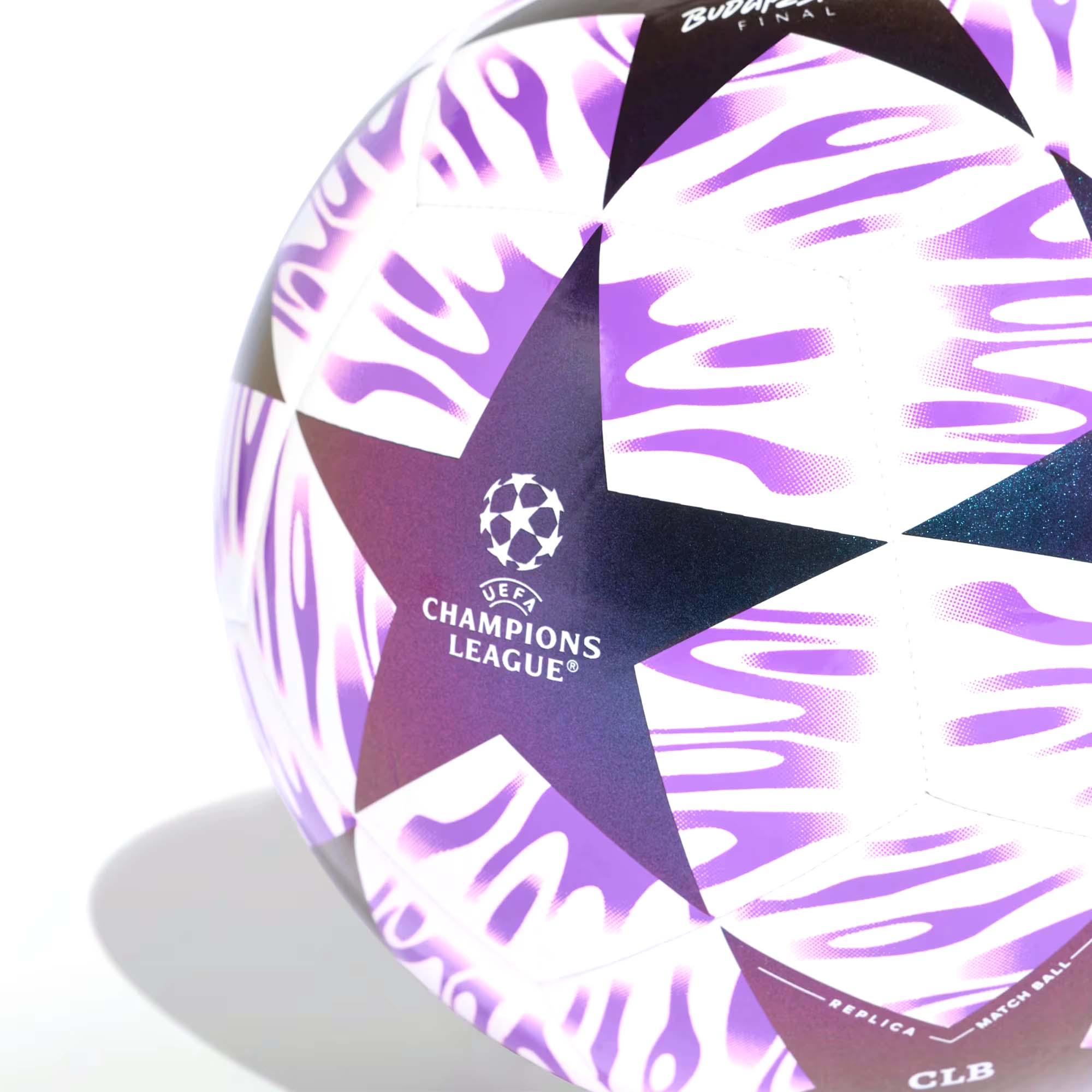 Adidas bal Champions League ZE wit/purple