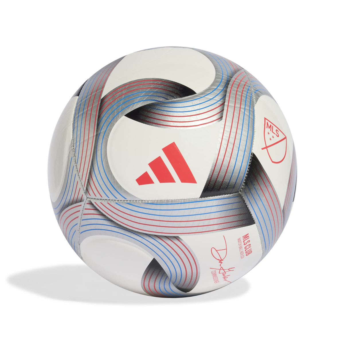 Adidas bal MLS CLB 26 wit/zilver