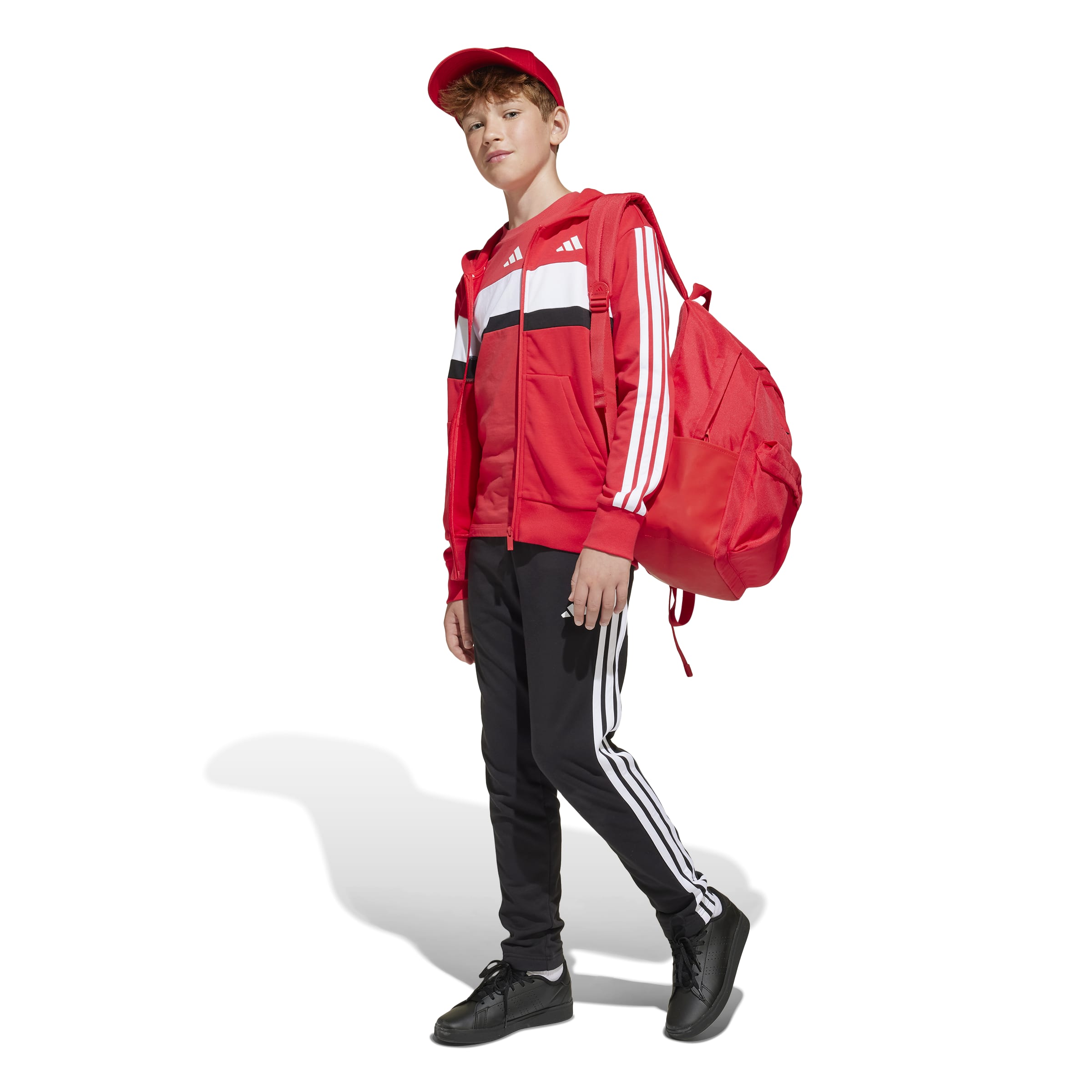 Adidas rugzak CLSC logo 44 cm ruby rood