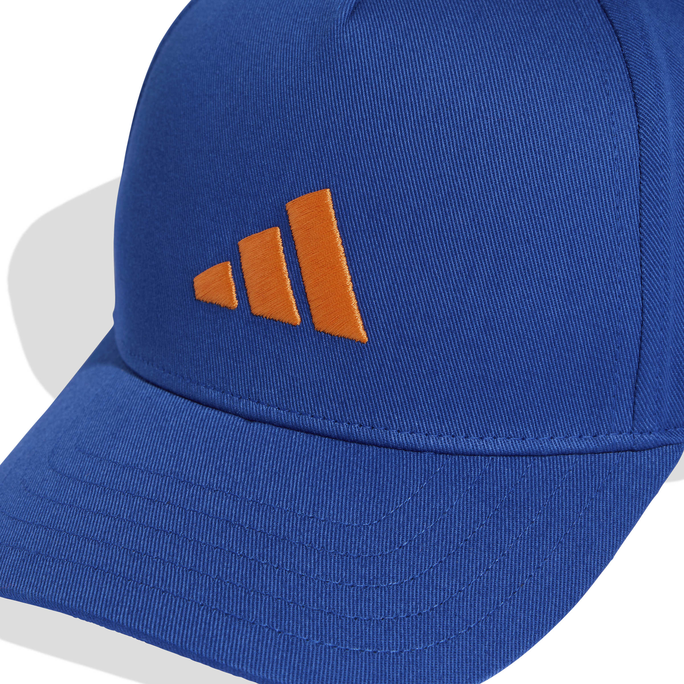 Adidas pet logo K blauw/oranje