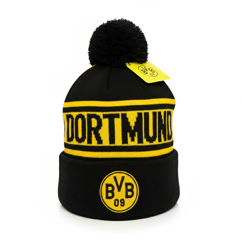 Borussia Dortmund muts pompon TX zwart