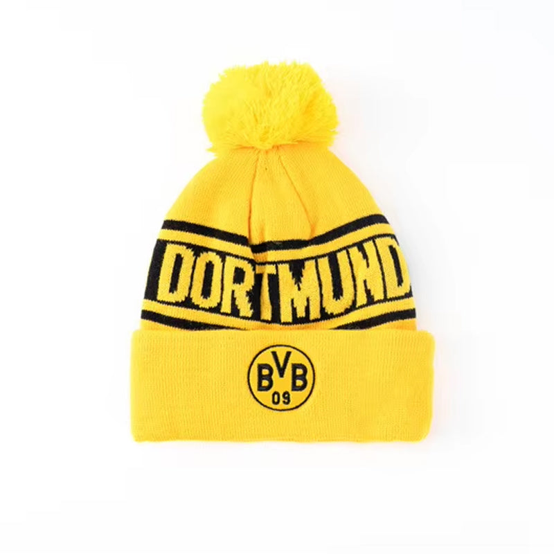 Borussia Dortmund muts pompon TX geel