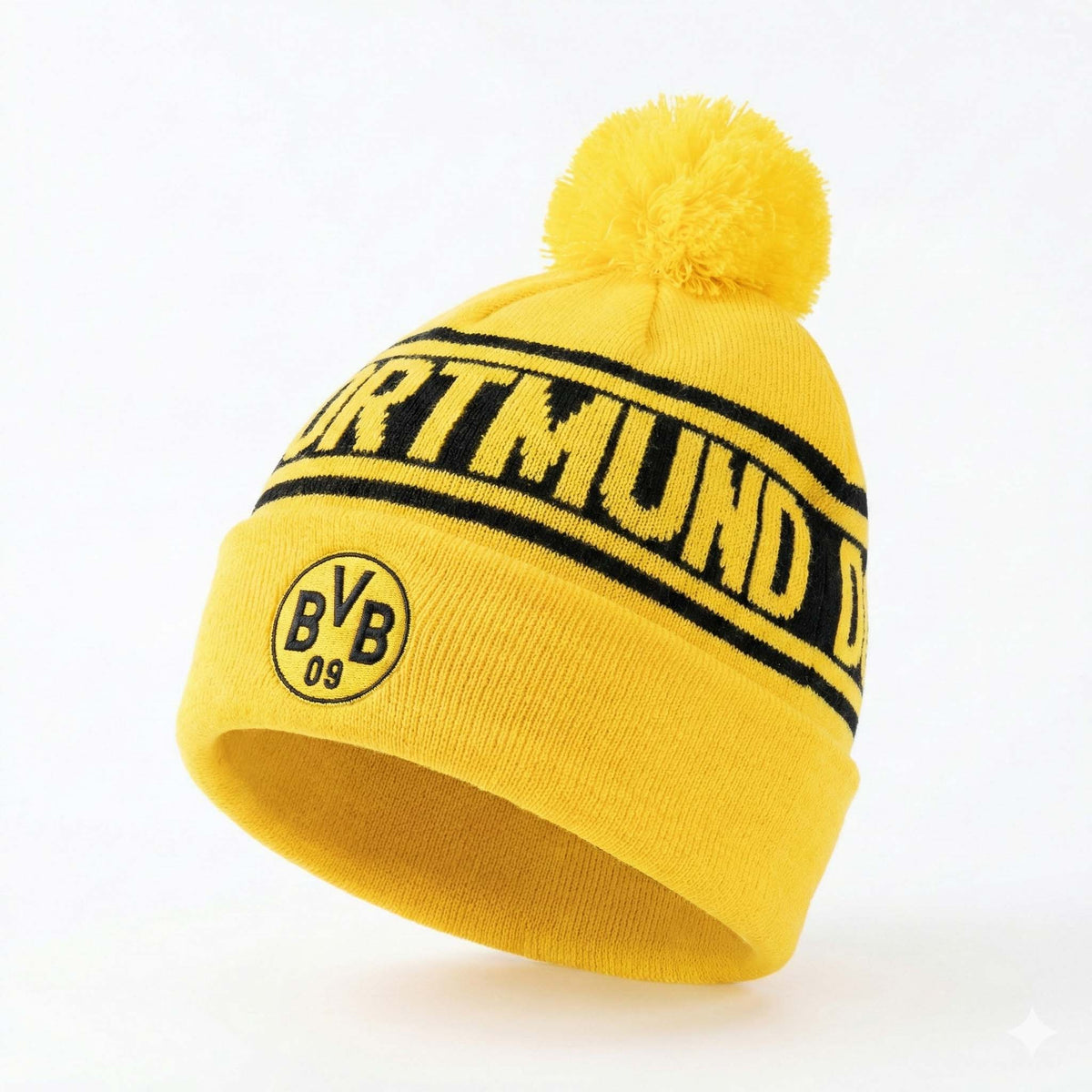 Borussia Dortmund muts pompon TX geel