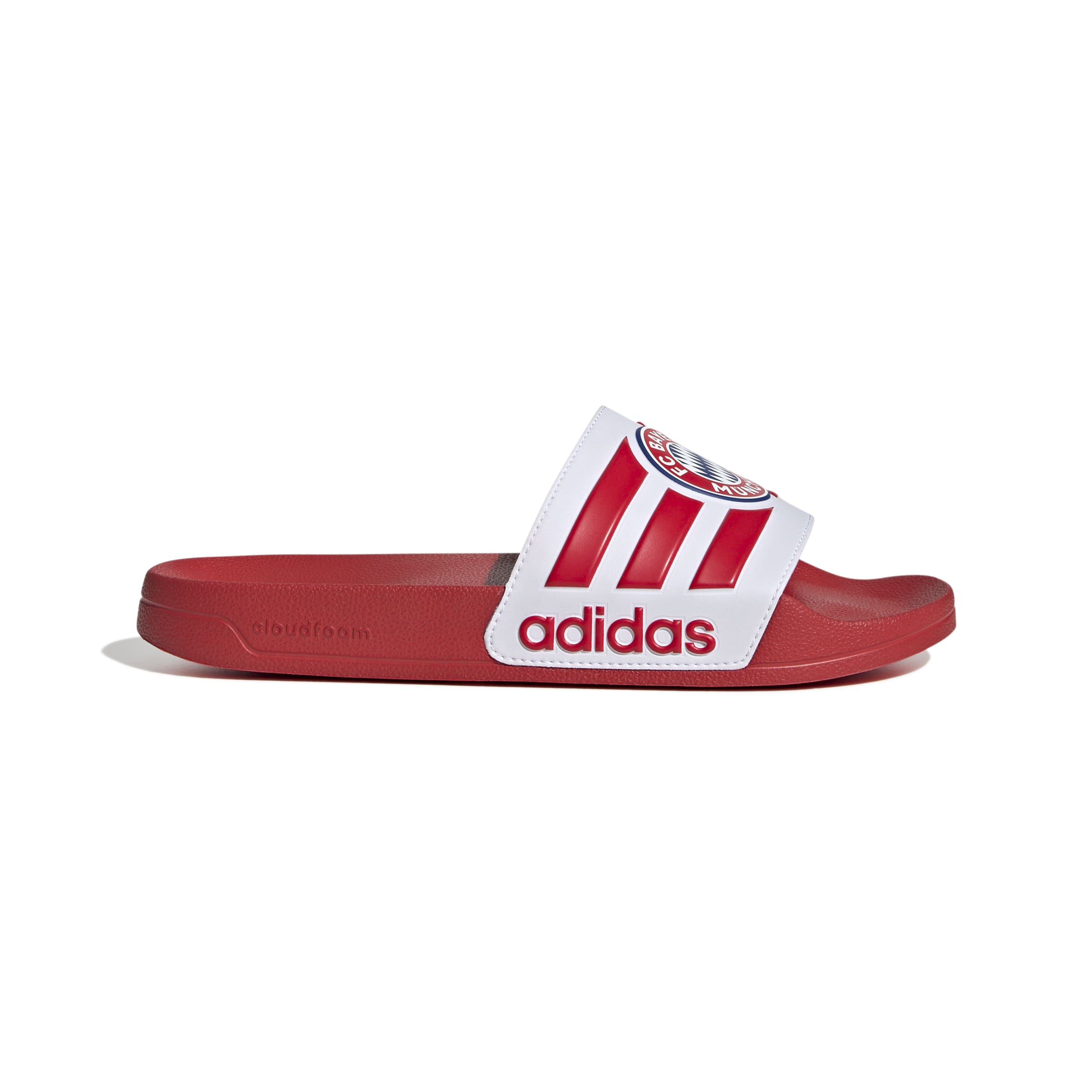 FC Bayern München Adidas slippers Adilette rood/wit