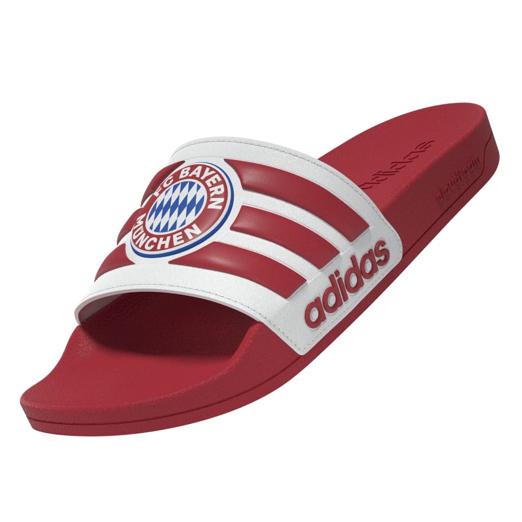 FC Bayern München Adidas slippers Adilette rood/wit