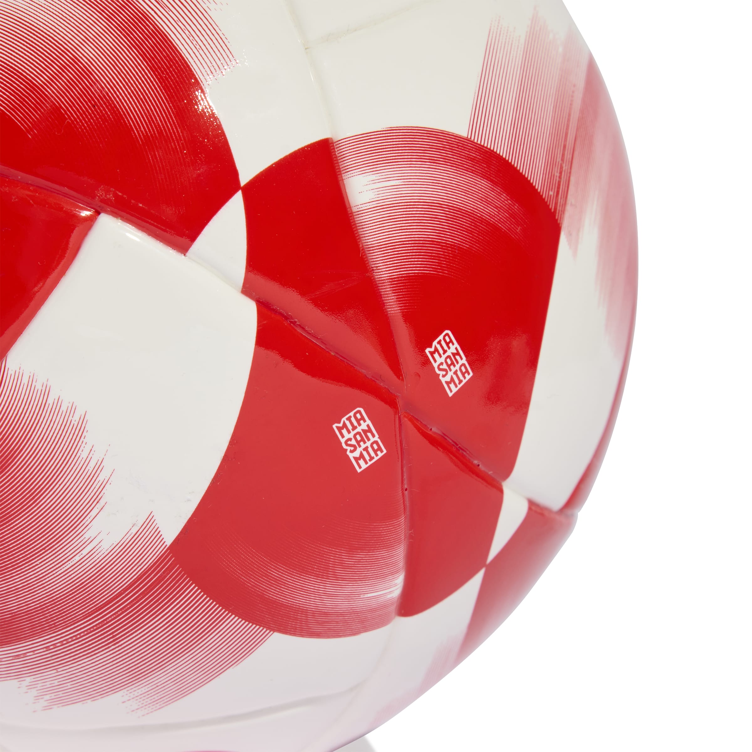 FC Bayern München bal Adidas Club home maat 1 (Mini) rood/wit