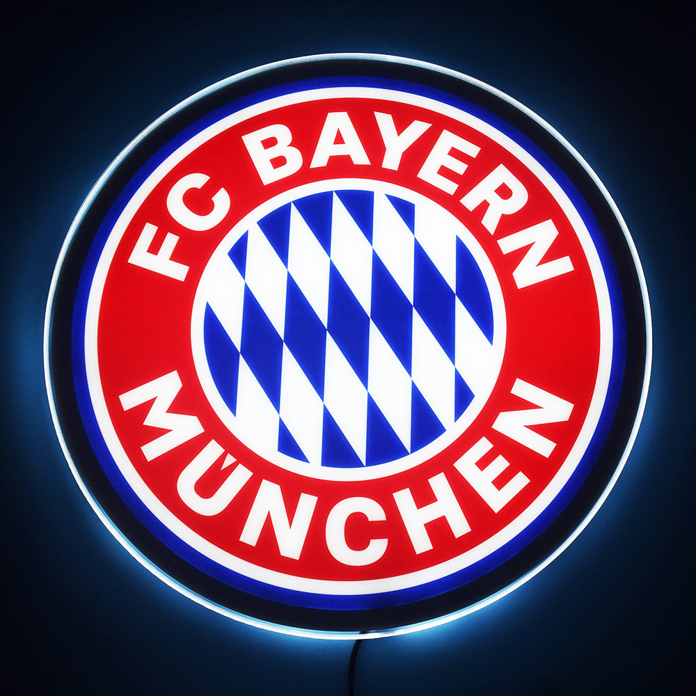 FC Bayern Munich LED logo lighting 40 cm