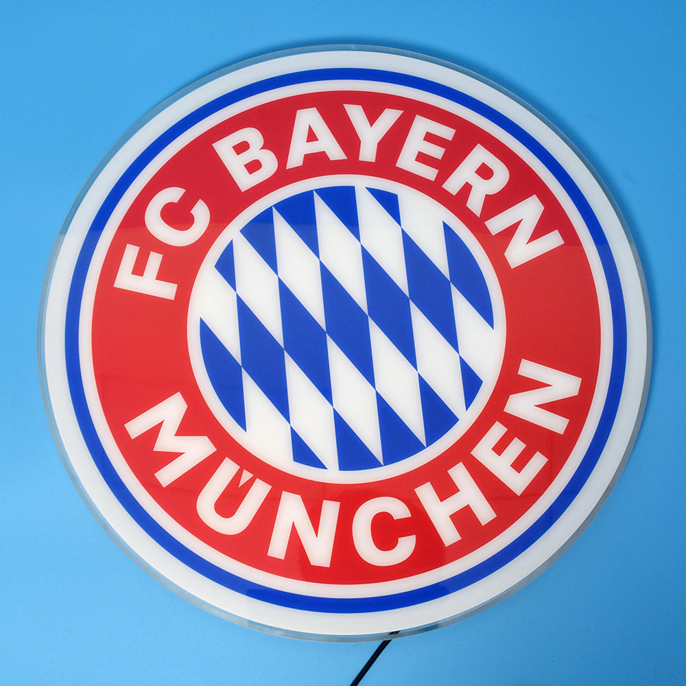 FC Bayern Munich LED logo lighting 40 cm