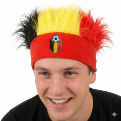 België hoofddeksel haarband tricolore