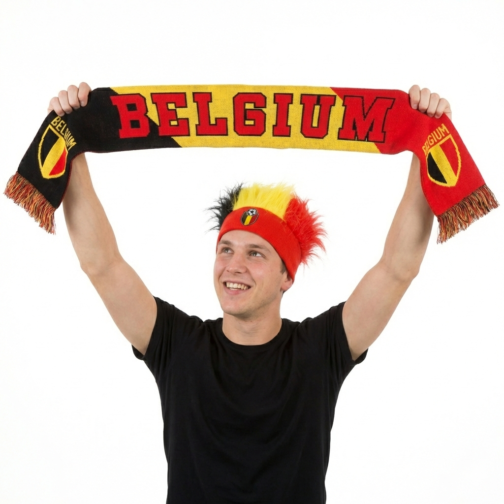 België sjaal Belgium tricolore