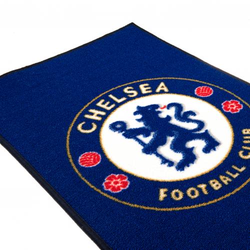 Chelsea tapijt logo blauw