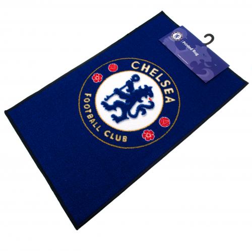 Chelsea tapijt logo blauw