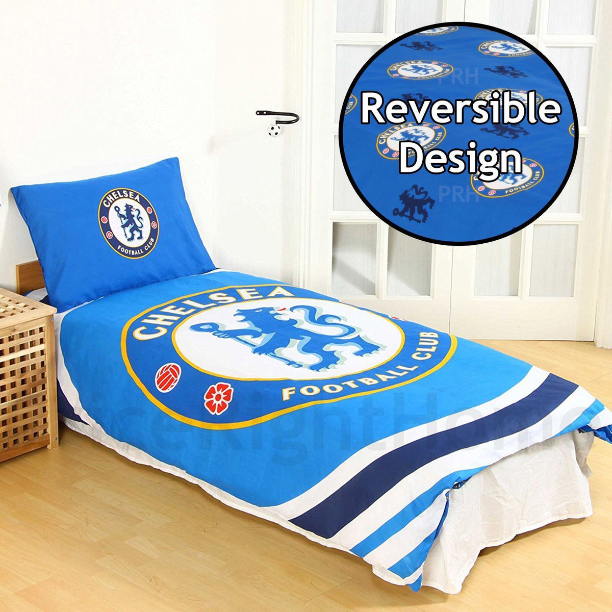 Chelsea duvet cover 1 person Pulse reversible