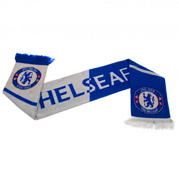 Chelsea sjaal HF blauw/wit
