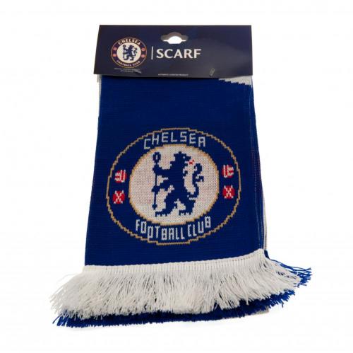 Chelsea sjaal HF blauw/wit