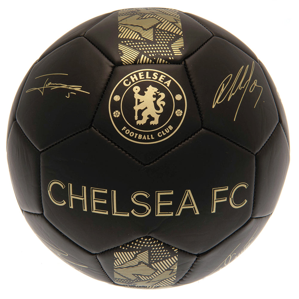 Chelsea ball signatures phantom black/gold