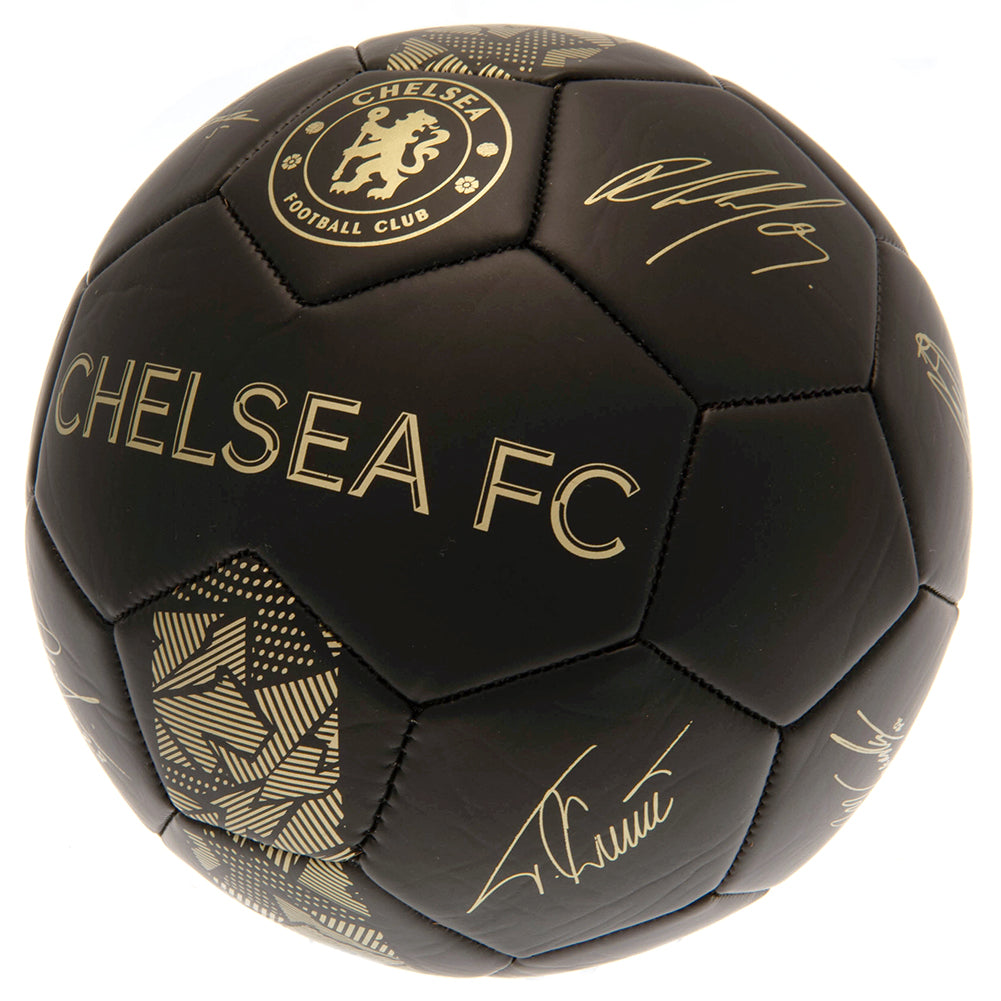 Chelsea ballon signatures fantôme noir/or