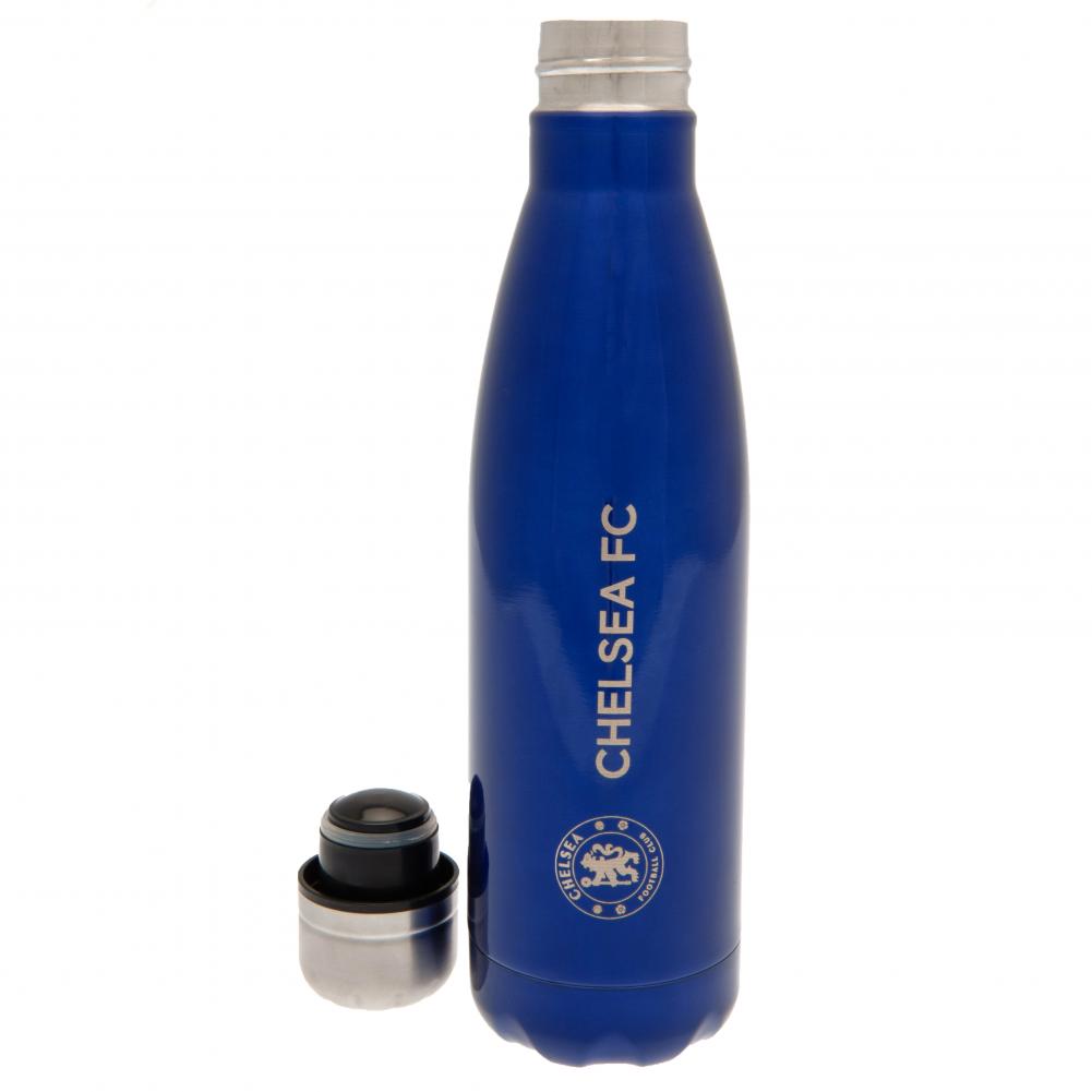 Chelsea thermosfles 500 ml metallic blauw