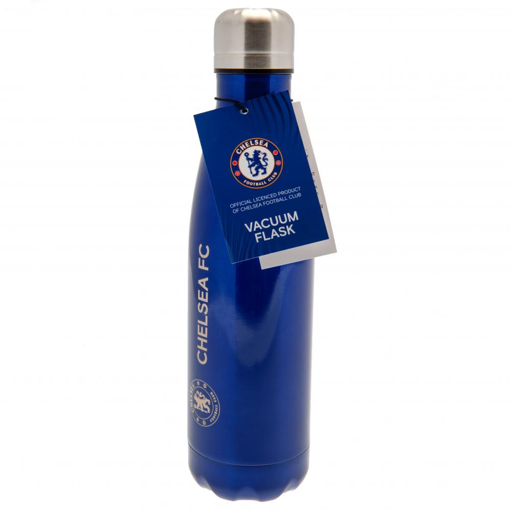 Chelsea thermosfles 500 ml metallic blauw