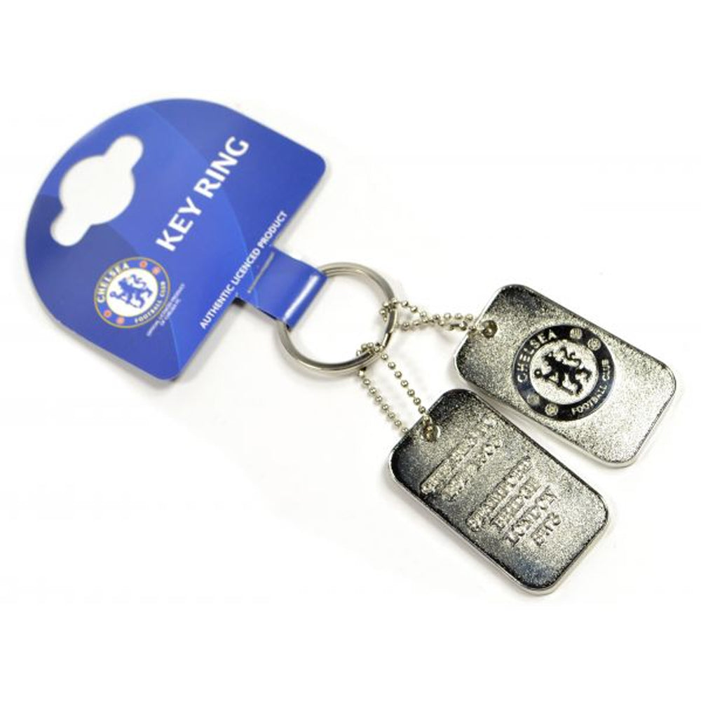 Chelsea sleutelhanger dog tags