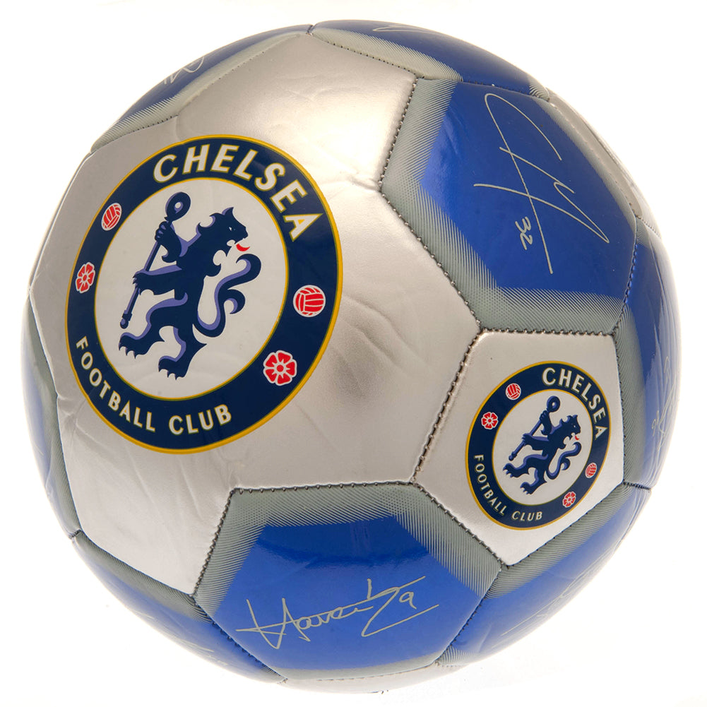 Chelsea ball signatures Pride blue/silver