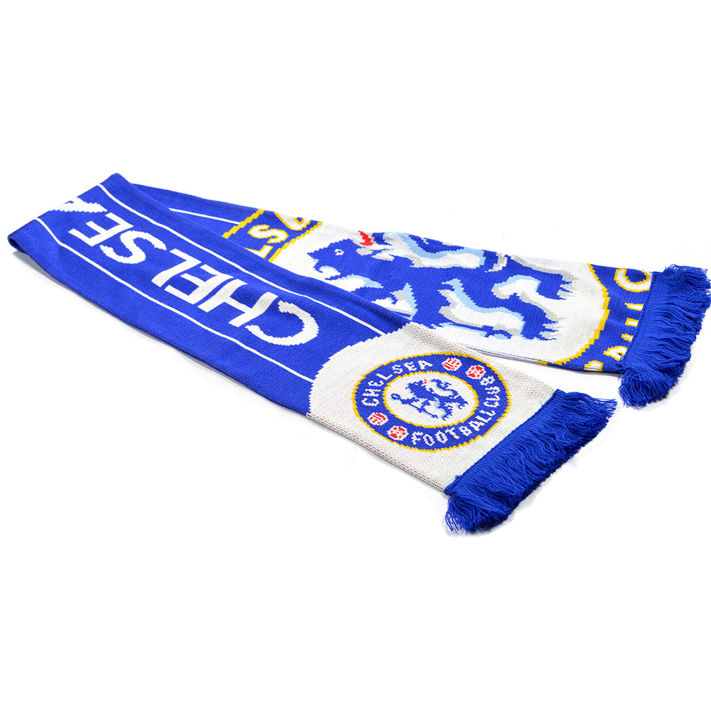 Chelsea scarf HF blue/white