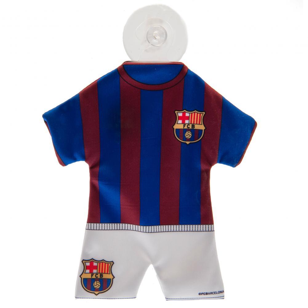 FC Barcelona mini kit 18 cm blauw