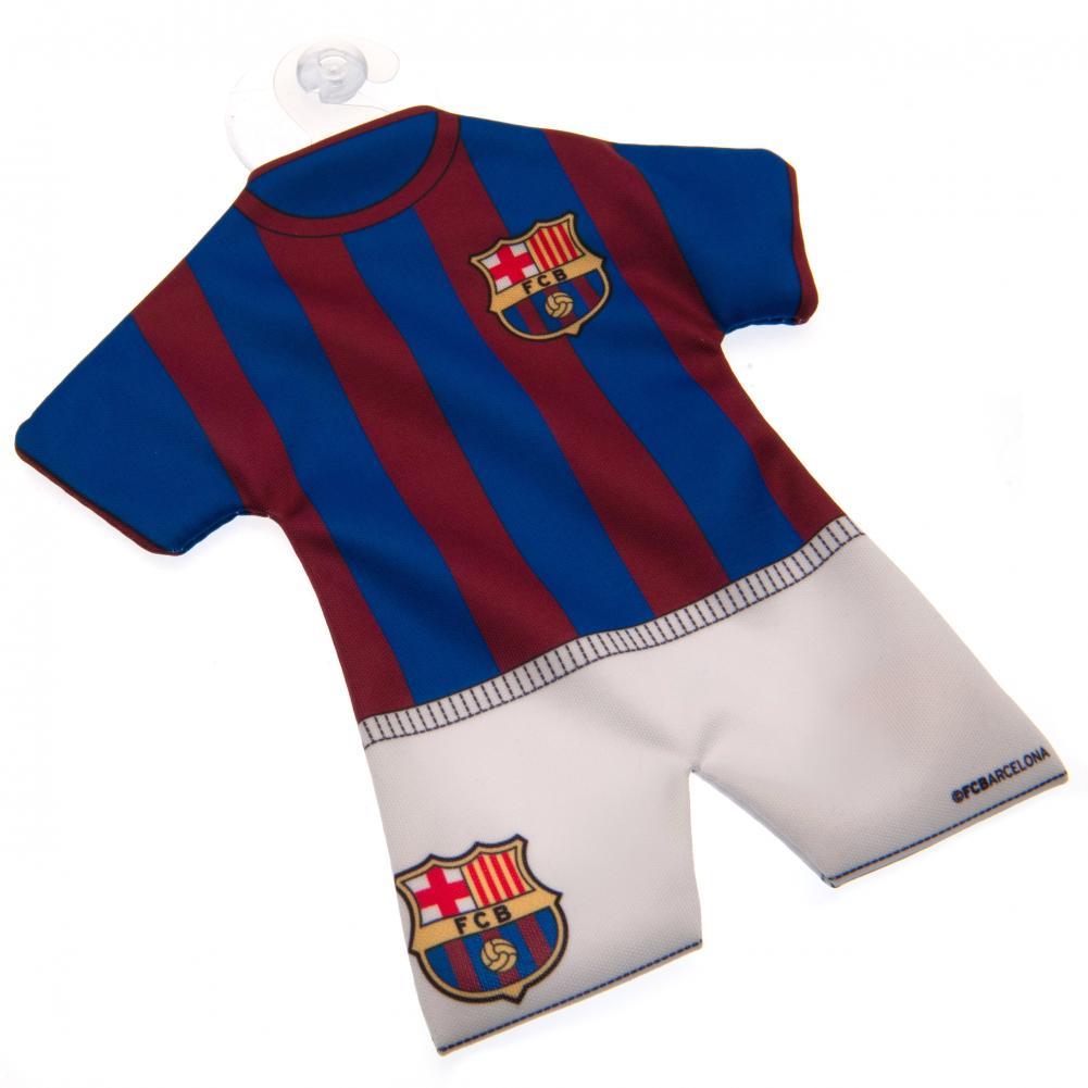 Mini kit FC Barcelone 18 cm bleu