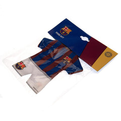 FC Barcelona mini kit 18 cm blauw