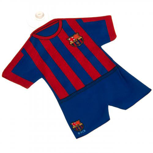 Mini kit FC Barcelone 18 cm bleu