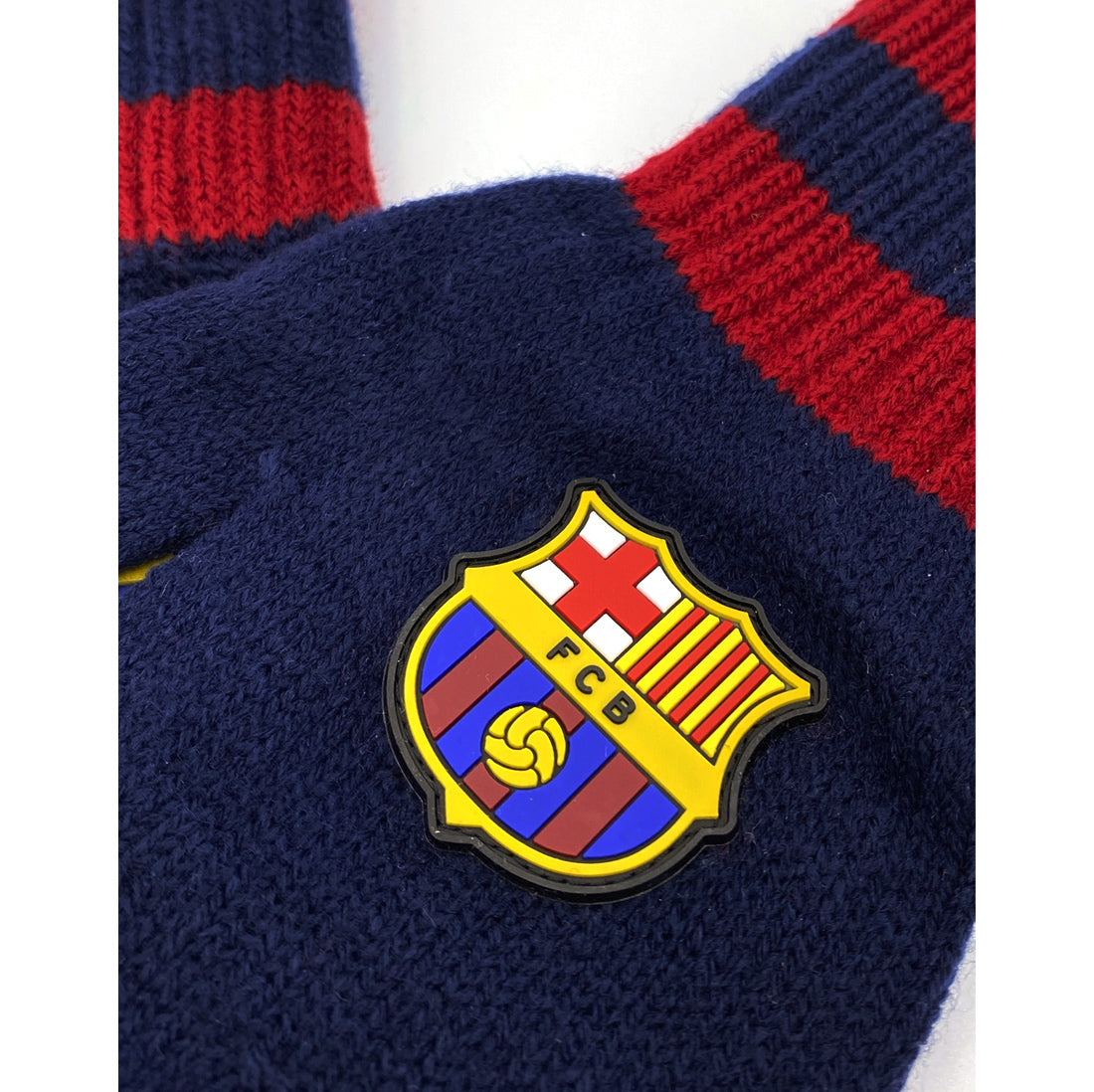 Gants FC Barcelone bleu/rouge