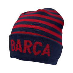 Couvre-bonnet FC Barcelone rayures bleu/rouge