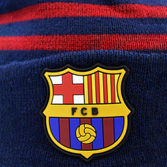 Couvre-bonnet FC Barcelone rayures bleu/rouge