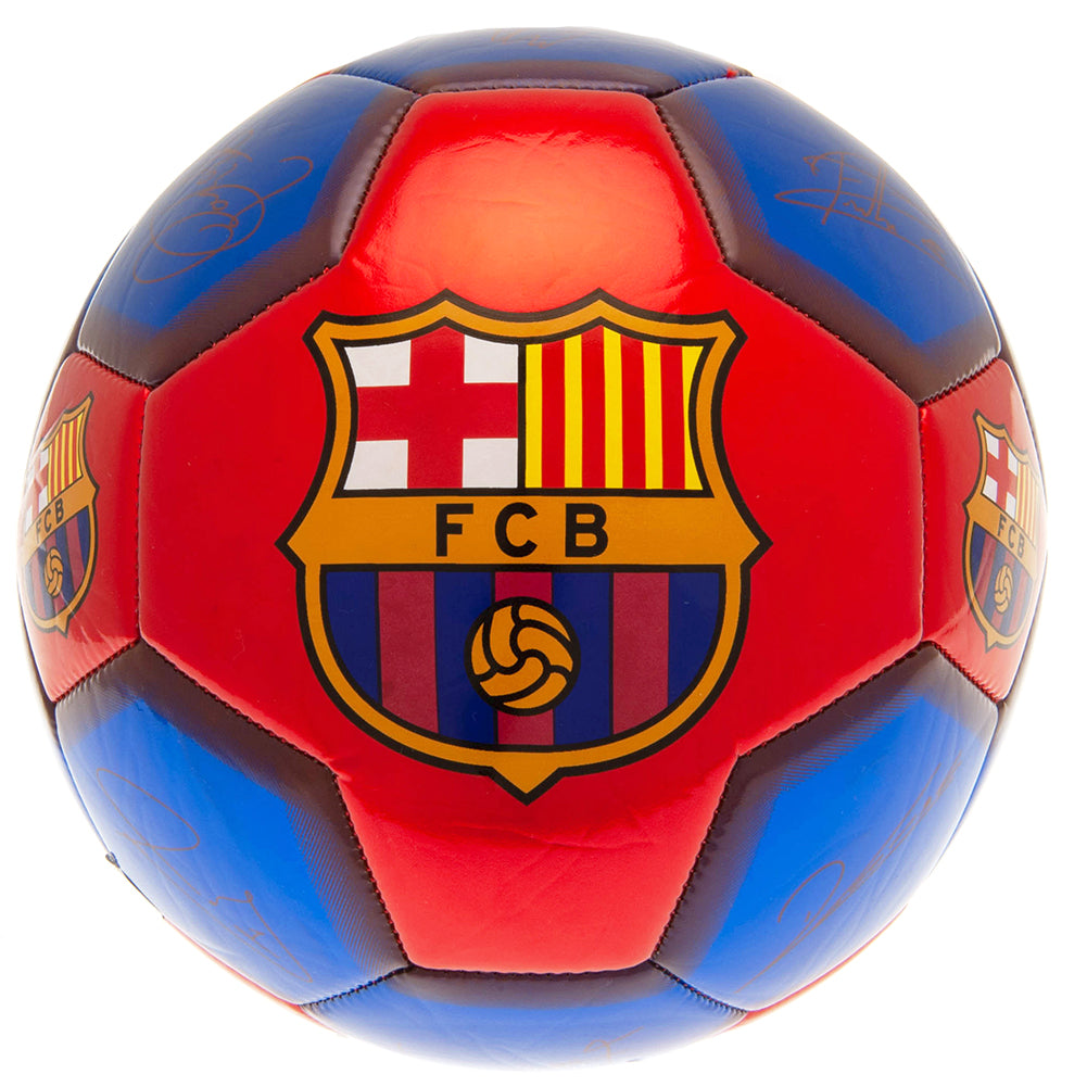 FC Barcelona bal handtekeningen Barça blauw/rood