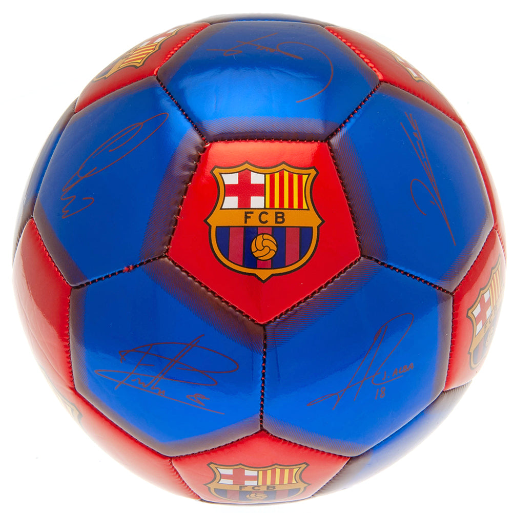 FC Barcelona bal handtekeningen Barça blauw/rood