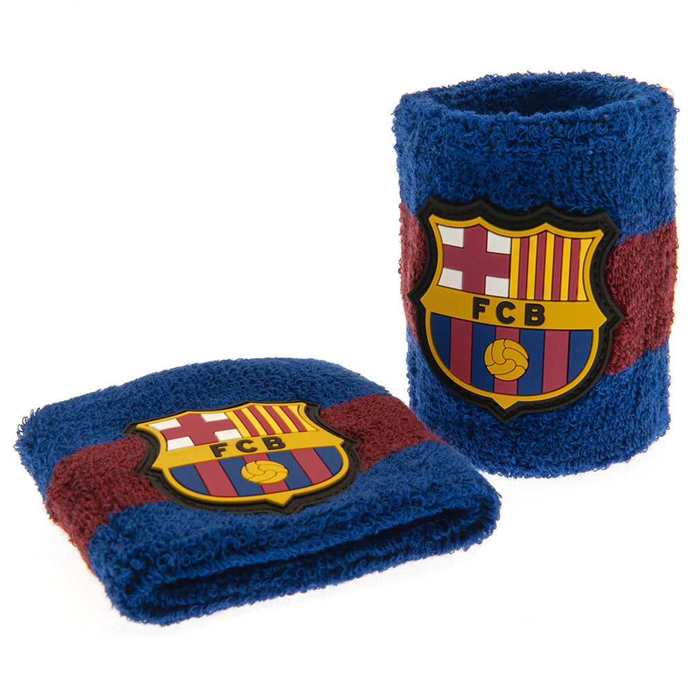 FC Barcelona polsbanden 2 stuks blauw/rood