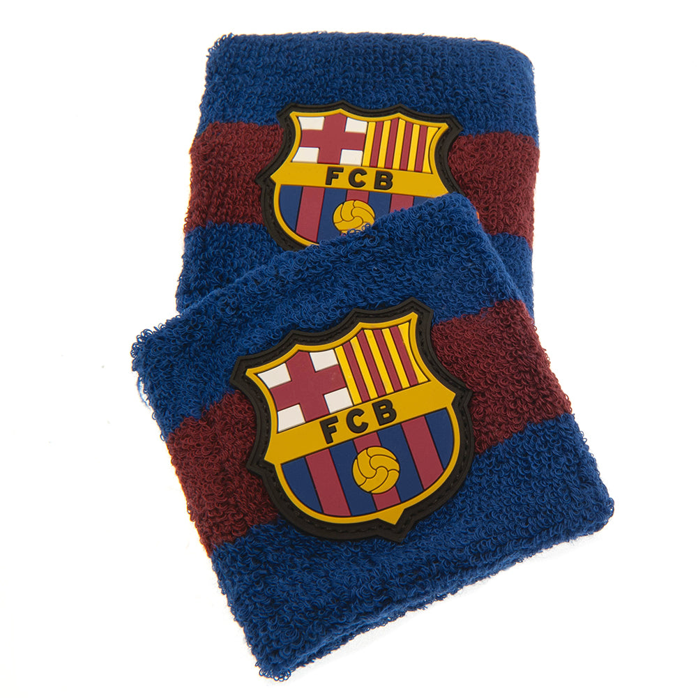 FC Barcelona polsbanden 2 stuks blauw/rood