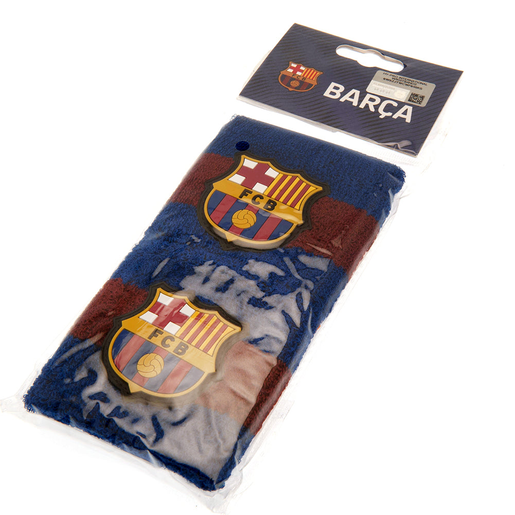FC Barcelona polsbanden 2 stuks blauw/rood